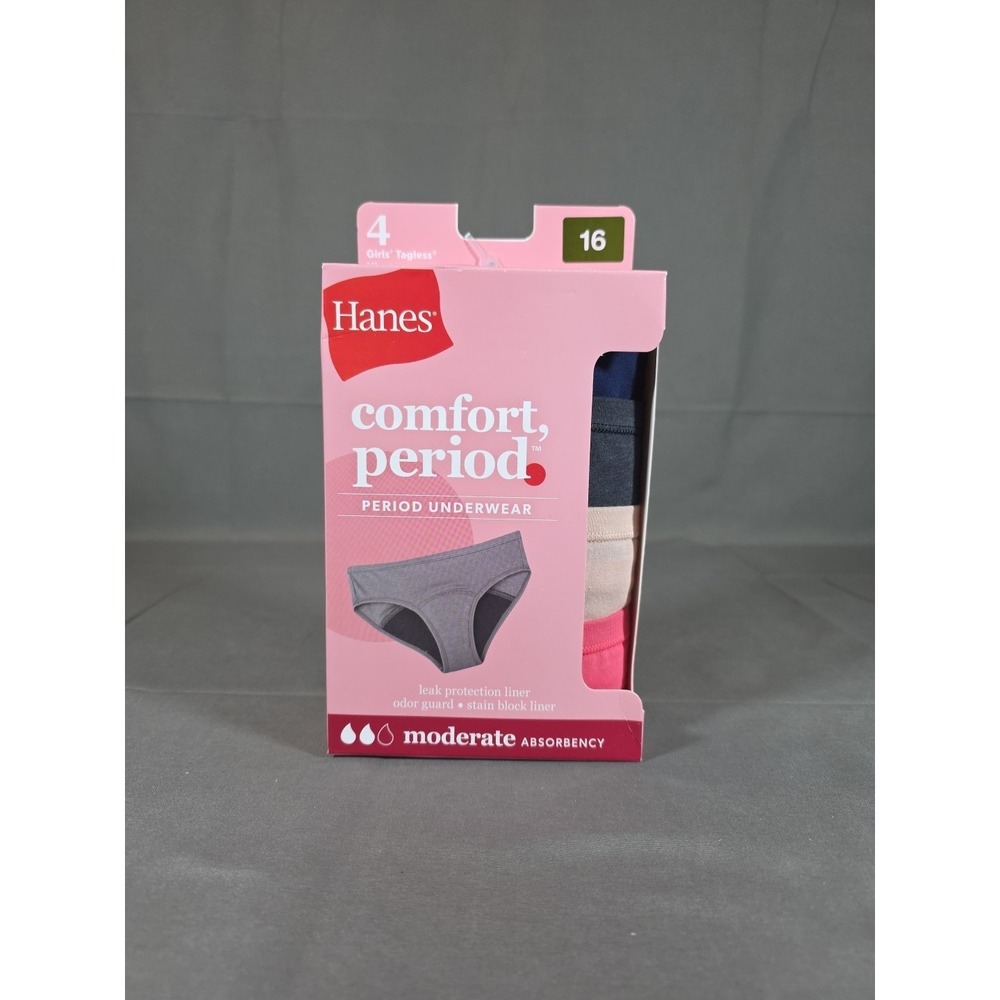 Hanes Comfort, Period Period Underwear fit 30 inch waist and up to 120 lb